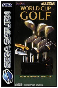 World Cup Golf: Professional Edition PAL Sega Saturn PAL box art